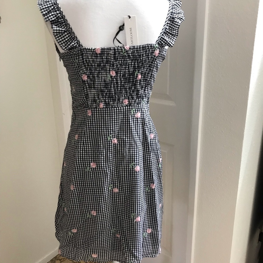 Heartloom Jilly A-Line Cotton Gingham Dress Med - Picture 7 of 8